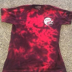 Red Tie Dye Shirt